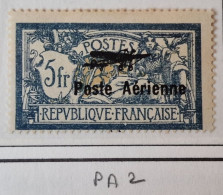 TIMBRE France POSTE  Aérienne N° 2 Neuf Avec Charnière - 1927-31 - Yvert & Tellier 2003 Coté Minimum 210 € - 1927-1959 Neufs