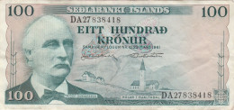 Billet 100 SEDLABANKI ISLANDS DA 27838418 1961 - Islande