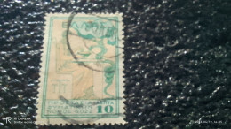 YUNANİSTAN--1930-50--        10L    .   VERGİ PULLARI           USED - Revenue Stamps