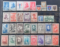 France 1943 Année Complete N°568/598 Ob TB Cote 149€ - 1940-1949