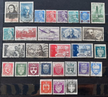 France 1942 Année Complete N°538/567 Ob TB Cote 83€ - 1940-1949