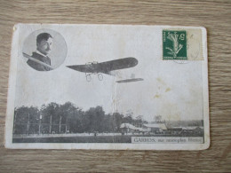 AVIATION AVIATEUR GARROS SUR MONOPLAN BLERIOT - Aviateurs