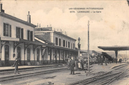 CPA 48 LANGOGNE LA GARE / TRAIN - Langogne