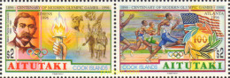 657212 MNH AITUTAKI 1996 CENTENARIO DE LOS JUEGOS OLIMPICOS - Aitutaki