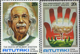 637139 MNH AITUTAKI 1980 25 ANIVERSARIO DE LA MUERTE DE ALBERT EINSTEIN - Aitutaki