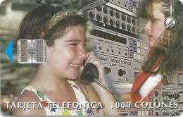 COLNECT : CR-C-12 1000 Operator + Girl (1St Edition) ( Batch: C83522957) USED - Costa Rica