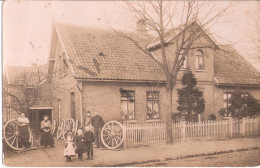 ESENS Ostfriesland Stellmacherei Original Private Fotokarte Belebt 17.7.1913 Gelaufen - Esens