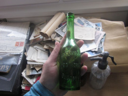 Brazay Kalman Nagykereskedo Budapest Sosborszesz An Old Wine Bottle - Vin