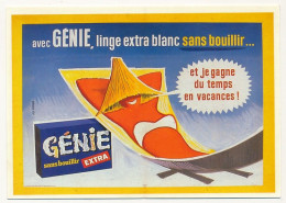 CPM - Avec GÉNIE, Linge Extra Blanc Sans Bouillir...  - Affiche De Guy Bernard 1965 - Ed. Nugeron - Publicité