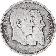 Monnaie, Belgique, Leopold II, Franc, 1880, TB, Argent, KM:38 - 1 Franc