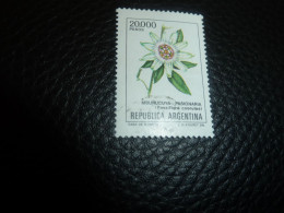 Républica Argentina - Mburucuya Pasionaria (Passiflora) - 20.000 Pesos - Yt 1315 - Multicolore - Neuf - Année 1982 - - Ongebruikt