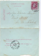 Carte Lettre - Naar Sint Niklaas, Saint Nicolas - Cachet Stempel Sichem Zichem 1886 - Enveloppes-lettres