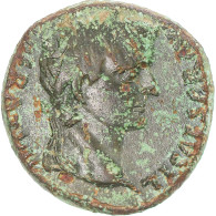 Monnaie, Tibère, Semis, 12-14, Lugdunum, TB, Bronze, RIC:246 - La Dinastía Julio-Claudia (-27 / 69)