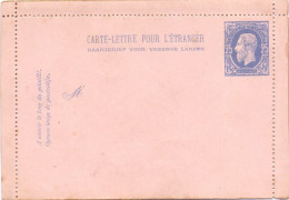 Carte Lettre - Kaartbrief - Blanco, Ongebruikt - Enveloppes-lettres