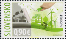 360549 MNH ESLOVAQUIA 2016 EUROPA CEPT 2016 - ECOLOGIA EN EUROPA - PIENSA EN VERDE - Unused Stamps