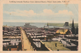 Looking Towards Harbour From Admiral Beatty Hotel, Saint John, New Brunswick - St. John
