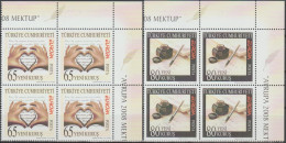 Turkey, Turkei - 2008 - Europa Cept (Letter) - Block Of 4 Set ** MNH - Neufs