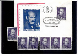 2303k: Österreich 1965, Dr. Ignaz Semmelweis 6 Stück **/o Plus FDC - Farmacia