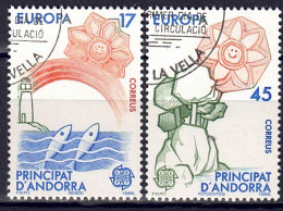 Andorra (span. Post) 1986 - EUROPA, Nr. 188 - 189, Gestempelt / Used - Oblitérés