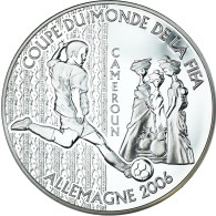 Monnaie, Cameroun, 1000 Francs, 2004, Allemagne 2006.BE, FDC, Argent - Camerún