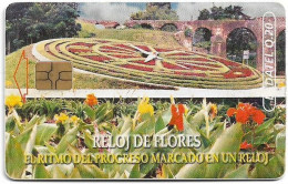 Guatemala - Telgua Ladatel - Reloj De Flores, Gem5 Black, 2000, 20Q, Used - Guatemala