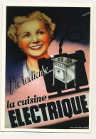 CPM - Vie Radieuse, La Cuisine électrique - Reproduction D'Affiche 1938 - Editions F. Nugeron - Werbepostkarten