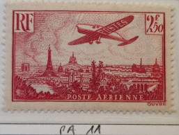 TIMBRE France POSTE Aérienne N° 11 Neuf Avec Charnière - 1936 - Yvert & Tellier 2003 Coté Minimum 40 € - 1927-1959 Neufs