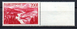 Col33 Colonie Sarre PA N° 11 Neuf XX MNH Cote : 40,00€ - Posta Aerea