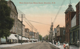 Main Street From Minto Hotel, Moncton, New Brunswick - Andere & Zonder Classificatie