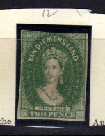 Australie - Tasmanie (1857-60)  - 2  P. Victoria -  Neuf Sans Gomme - Used Stamps