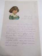 Lettre De Nouvelle  Année Avec Chromo/"Cher Oncle Et Chère Tante  "/Jules Carpentier/ 1888      CVE211 - Nouvel An