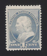 US #212 1888 Ultramarine Perf 12 Mint OG LH VF SCV $110 - Nuevos