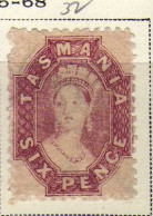 Australie - Tasmanie (1864-70)  - 6 P. Victoria -   Neuf* - MLH - Mint Stamps