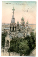 Allemagne -- DRESDEN--1906--Russische Kirche.....colorisée.......timbre......cachet - Dresden
