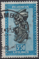 1948 Ruanda-Urundi, Mi:RW-U 111, Sn:RW-U 92, Yt:RW-U 156, Buangakokoma, Indigene Kunst - Usados