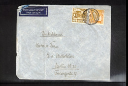 Netherlands Indies 1936 Interesting Airmail Letter To Germany - Indes Néerlandaises