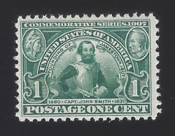 US #328 1907 Green Wmk 191 Perf 12 MNH F-VF Scv $65 - Unused Stamps