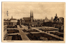 Allemagne -- DRESDEN--1914-- Das Innere Des Zwingers.....timbre...cachet - Dresden