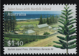 Australia 2014 MNH Sc 4146 $1.40 Pine, Old Military Barracks Joint Norfolk Island - Mint Stamps