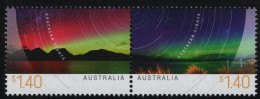 Australia 2014 MNH Sc 4164a $1.40 Southern Lights Pair - Mint Stamps