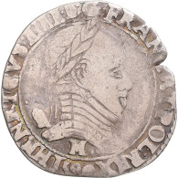 Monnaie, France, Henri III, La Ligue, Demi Franc, 1590, Toulouse, TB+, Argent - 1589-1610 Hendrik IV