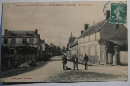 Cpa Environs De NEUBOURG Eure AMFREVILLE La CAMPAGNE Rue Principale 1915 - TER04 - Le Neubourg