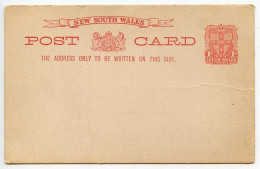 New South Wales 1890's Mint 1p. Seal Postal Card - Ongebruikt