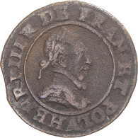 Monnaie, France, Double Tournois, Paris, La Ligue Au Nom De Henri III, TB+ - 1574-1589 Enrique III