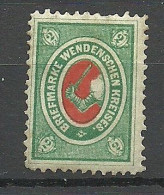 RUSSIA Russland Latvia 1878 Lettland Wenden Michel 9 * - Nuevos