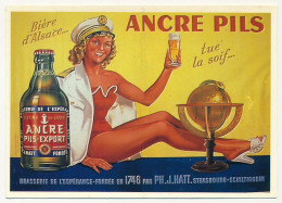 CPM - Bière D'Alsace ANCRE PILS Tue La Soif - Reproduction D'Affiche De 1955 - Editions F. Nugeron - Advertising