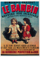 CPM - (Jouet) LE BAMBIN Nouveau Bébé Incassable - Reproduction D'affiche Ancienne - Ed. Nugeron - Advertising