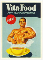 CPM - Vita-Food, Petit Déjeuner Dynamique - Reproduction D'affiche Ancienne D'Emmanuel Gaillard 1950/60 - Ed. Nugeron - Publicité