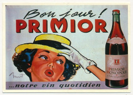 CPM - Bonjour PRIMIOR... Notre Vin Quotidien - Reproduction D'affiche Ancienne De Raymond Brenot 1960 - Ed. Nugeron - Werbepostkarten