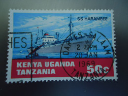 KENYA UGANDA  TANZANIA USED  STAMPS  SHIPS  WITH POSTMARK - Kenya, Ouganda & Tanzanie